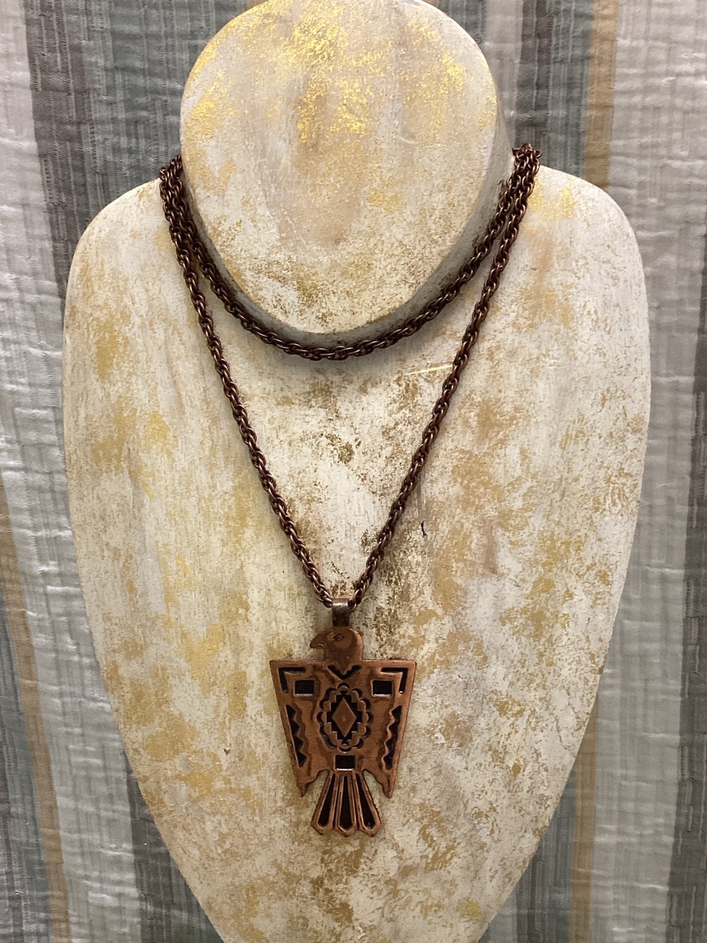 Vintage Bell trading Post thunderbird pendant Ethnic Native American-inspired